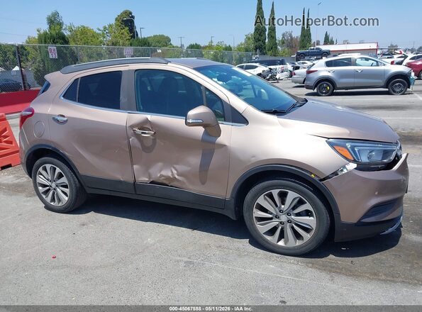 KL4CJASB3KB869773 2019 BUICK ENCORE Gold Вид задньої частини салону