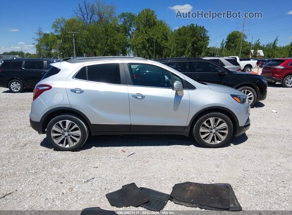 KL4CJASB4KB714763 2019 BUICK ENCORE Silver Widok wnętrza z tyłu