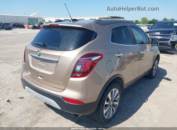 KL4CJASB4KB906815 2019 BUICK ENCORE Золотой Задняя правая четверть