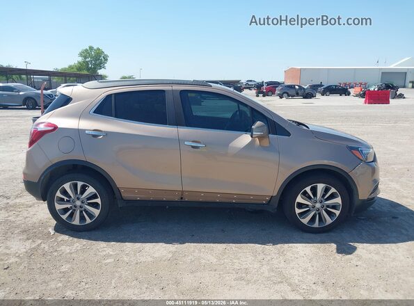 KL4CJASB4KB906815 2019 BUICK ENCORE Золотой Вид задней части салона