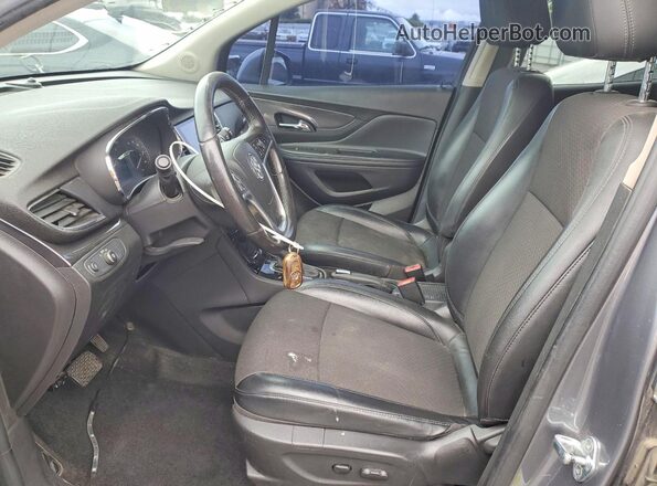 KL4CJASB5KB961015 2019 BUICK ENCORE Charcoal Widok wnętrza z przodu
