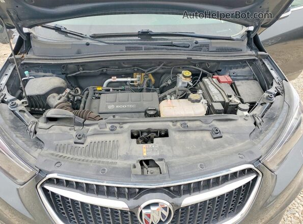 KL4CJASB6JB592681 2018 BUICK ENCORE Gray ძრავის განყოფილების ხედი