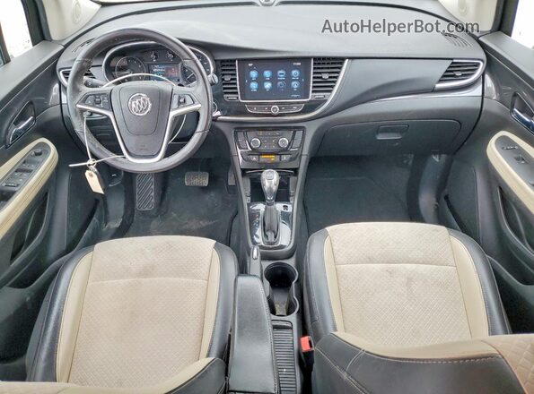 KL4CJASB6JB592681 2018 BUICK ENCORE Gray წინა პანელის ხედი