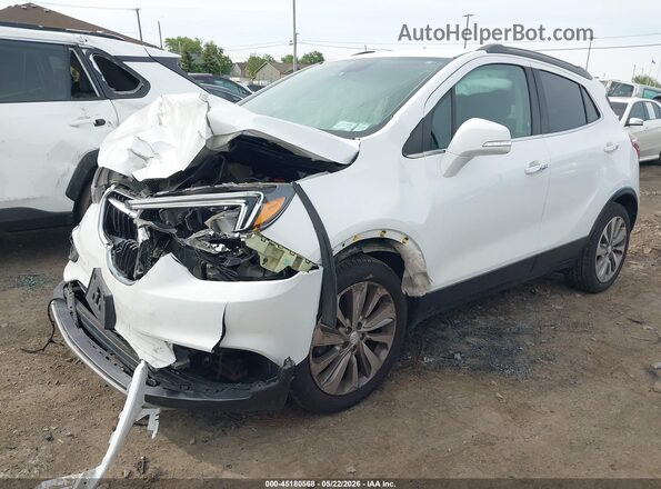 KL4CJASB7HB208613 2017 BUICK ENCORE White Առջևի ձախ երեք քառորդ տեսարան