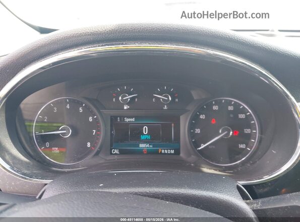 KL4CJASB7JB543859 2018 BUICK ENCORE Silver Widok tylnych siedzeń