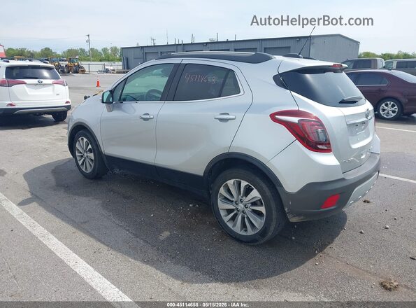 KL4CJASB7JB543859 2018 BUICK ENCORE Silver Tył lewy