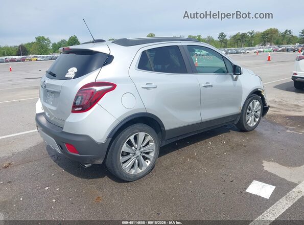 KL4CJASB7JB543859 2018 BUICK ENCORE Silver Tył prawy