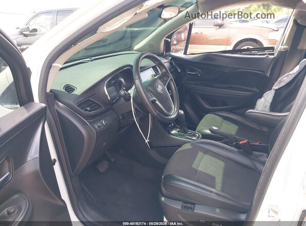 KL4CJASB7KB705507 2019 BUICK ENCORE White წინა სალონის ხედი