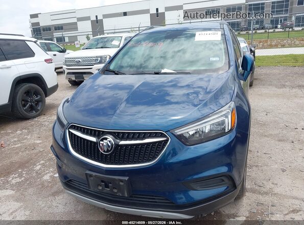 KL4CJASB7KB789201 2019 BUICK ENCORE Blue ხელსაწყოთა პანელის ხედი