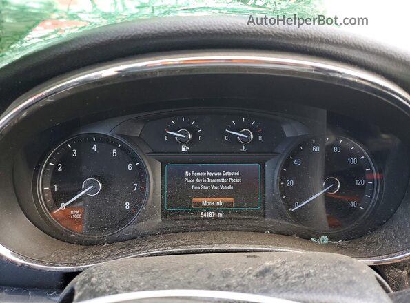 KL4CJASB7KB870862 2019 BUICK ENCORE Red Вид щитка приладів
