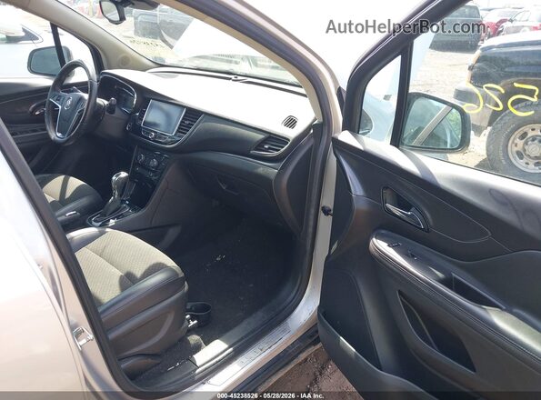 KL4CJASB8JB539514 2018 BUICK ENCORE Silver წინა სალონის ხედი