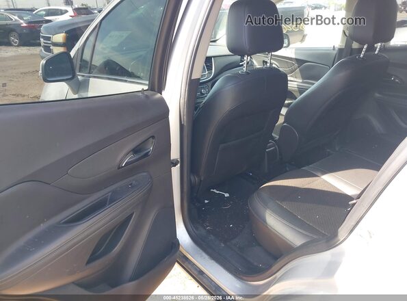 KL4CJASB8JB539514 2018 BUICK ENCORE Silver VIN კოდის სტიკერის ხედი