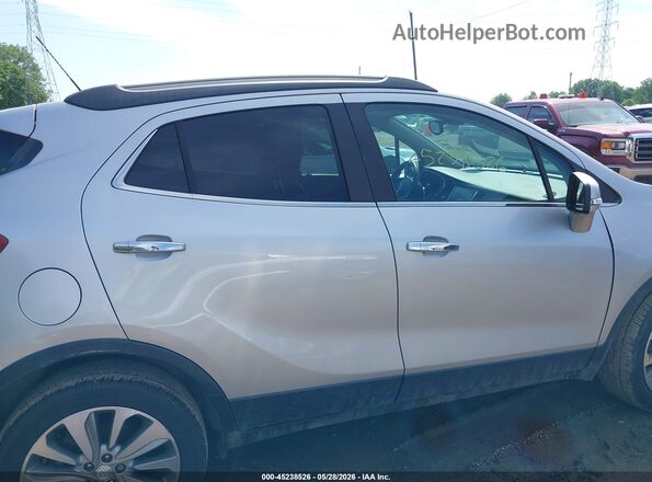 KL4CJASB8JB539514 2018 BUICK ENCORE Silver უკანა სალონის ხედი