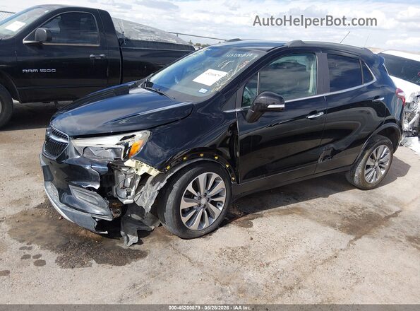 KL4CJASB8JB600182 2018 BUICK ENCORE Black Vista tres cuartos delantera izquierda