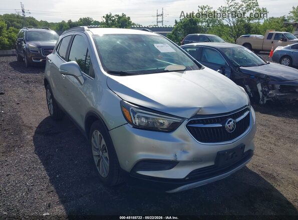 KL4CJASB8KB714474 2019 BUICK ENCORE Silver წინა ხედი