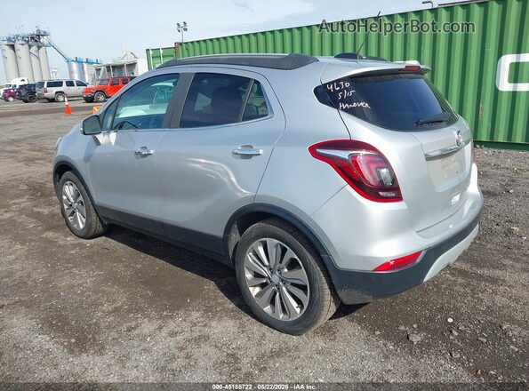 KL4CJASB8KB714474 2019 BUICK ENCORE Silver უკანა მარცხენა