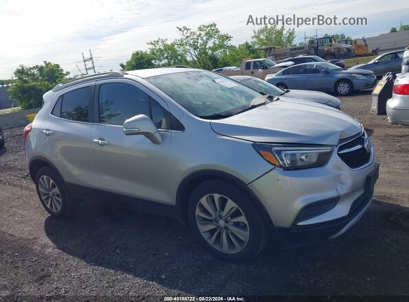 KL4CJASB8KB714474 2019 BUICK ENCORE Silver უკანა სალონის ხედი