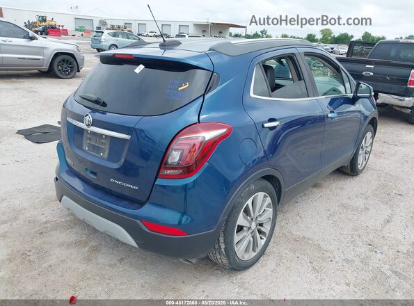KL4CJASB8KB807964 2019 BUICK ENCORE Blue უკანა მარჯვენა