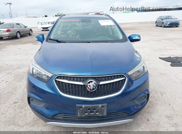 KL4CJASB8KB807964 2019 BUICK ENCORE Blue ხელსაწყოთა პანელის ხედი