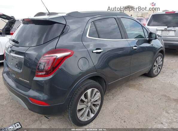 KL4CJASB9JB508319 2018 BUICK ENCORE Gray Trasero derecho