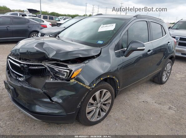 KL4CJASB9JB508319 2018 BUICK ENCORE Gray Vista tres cuartos delantera izquierda