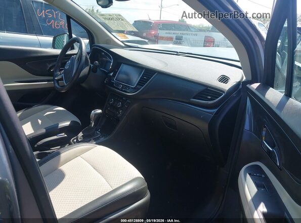 KL4CJASB9KB799468 2019 BUICK ENCORE Gray წინა სალონის ხედი