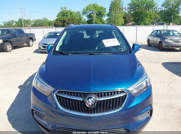 KL4CJASBXKB843235 2019 BUICK ENCORE Синий Вид спереди
