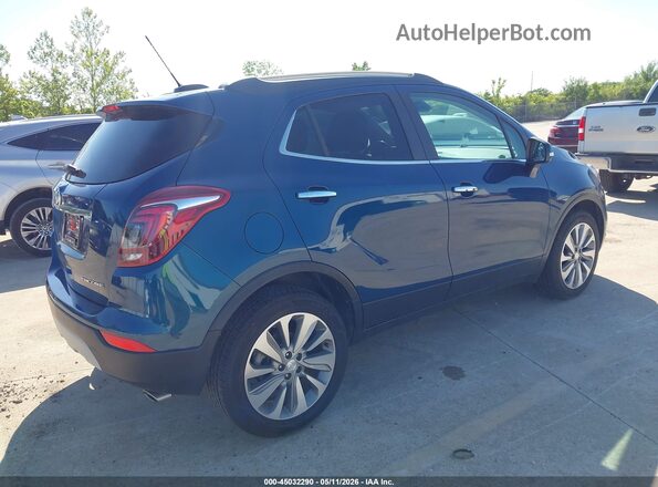 KL4CJASBXKB843235 2019 BUICK ENCORE Синий Задняя правая четверть