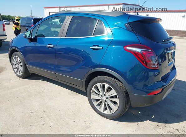 KL4CJASBXKB843235 2019 BUICK ENCORE Синий Задняя левая четверть