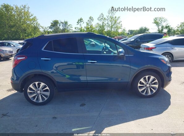 KL4CJASBXKB843235 2019 BUICK ENCORE Синий Вид задней части салона