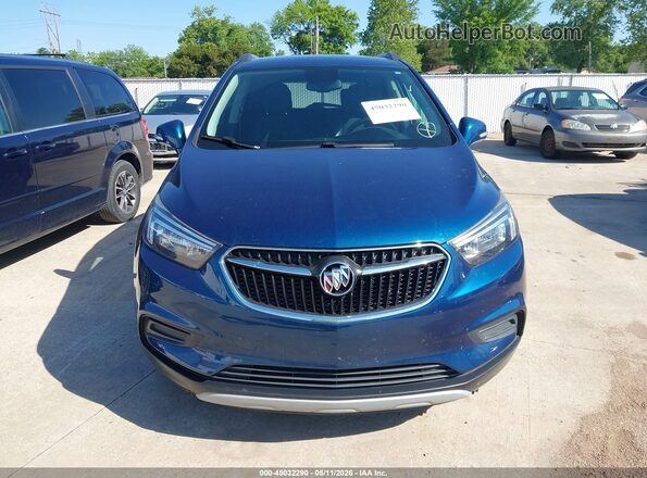 KL4CJASBXKB843235 2019 BUICK ENCORE Синий Вид щитка приборов