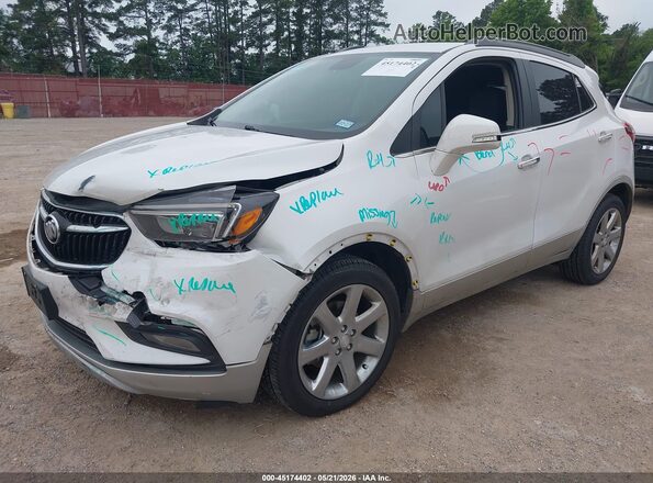 KL4CJBSB6HB015293 2017 BUICK ENCORE White Առջևի ձախ երեք քառորդ տեսարան