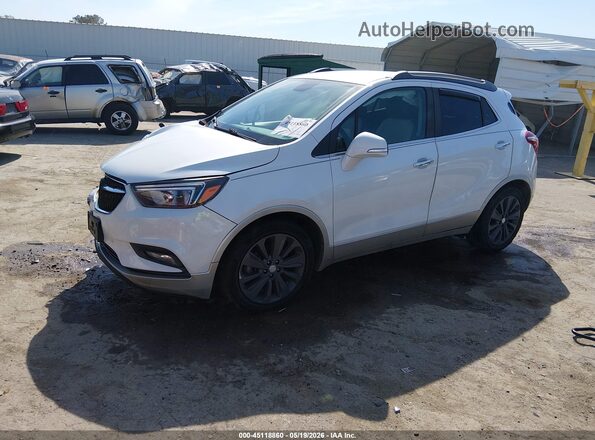 KL4CJBSB6JB607833 2018 BUICK ENCORE White Front left