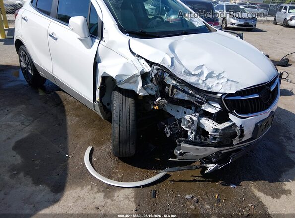 KL4CJBSB6JB607833 2018 BUICK ENCORE White Front view