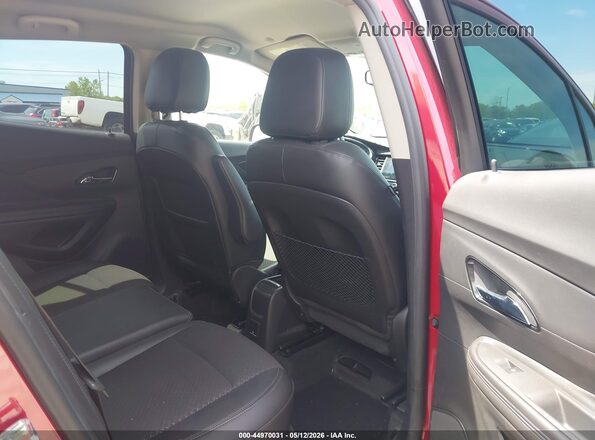 KL4CJBSB9JB711345 2018 BUICK ENCORE Red Vista de la etiqueta del VIN