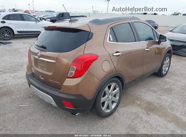 KL4CJCSB0GB648702 2016 BUICK ENCORE Brown Rear right