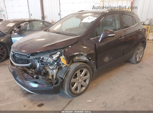 KL4CJCSB8JB533577 2018 BUICK ENCORE Maroon Front left