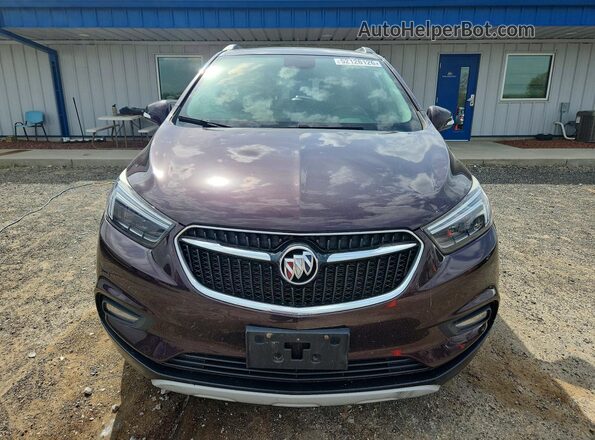 KL4CJCSB9HB219947 2017 BUICK ENCORE Burgundy Вид спереду