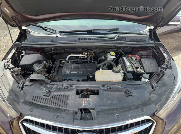 KL4CJCSB9HB219947 2017 BUICK ENCORE Burgundy Вид підкапотного простору