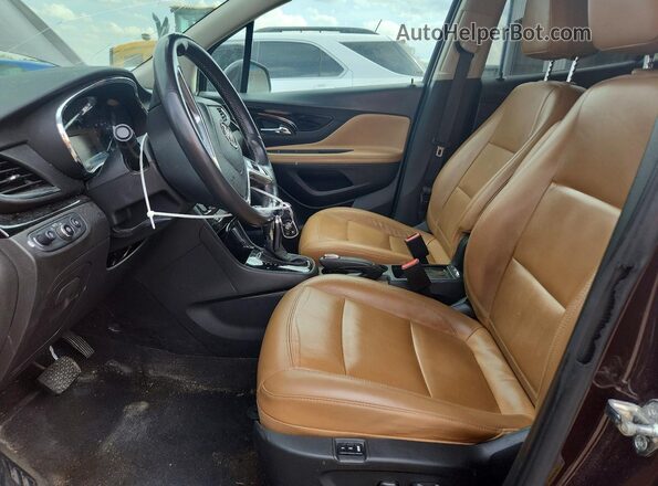 KL4CJCSB9HB219947 2017 BUICK ENCORE Burgundy Вид салону спереду