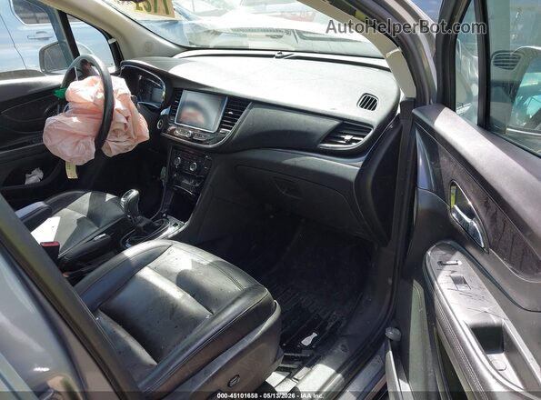 KL4CJCSM1KB810010 2019 BUICK ENCORE Silver Widok wnętrza z przodu