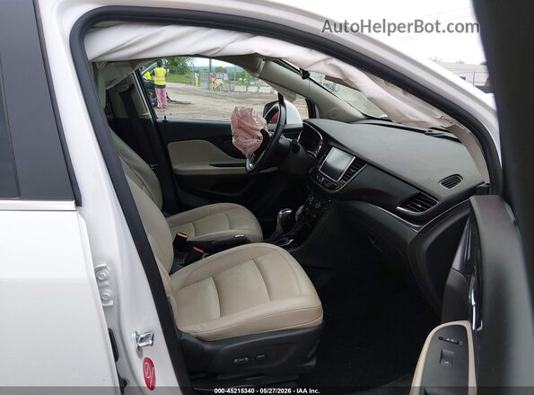 KL4CJCSM4KB746657 2019 BUICK ENCORE White Widok wnętrza z przodu