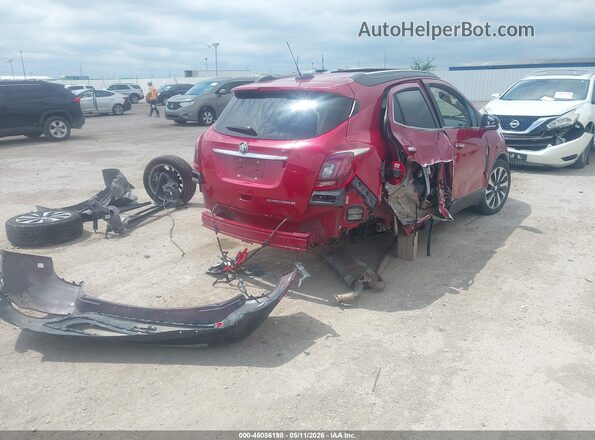KL4CJCSMXKB875065 2019 BUICK ENCORE Red Rear right