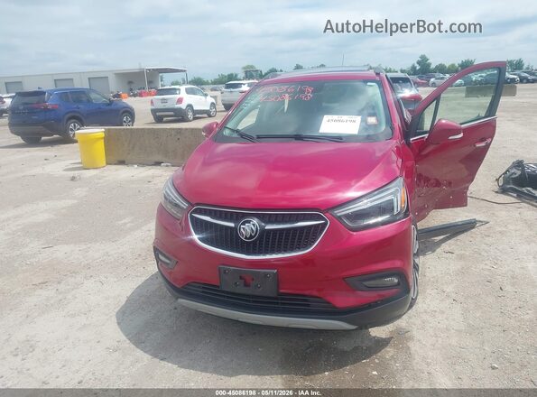 KL4CJCSMXKB875065 2019 BUICK ENCORE Red Instrument cluster view