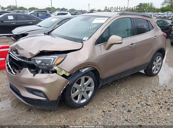 KL4CJDSBXJB617776 2018 BUICK ENCORE Tan წინა მარცხენა ხედი სამი მეოთხედიდან