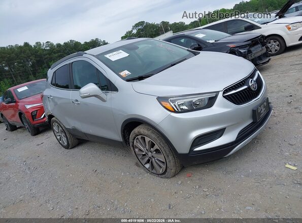 KL4CJESB0HB164378 2017 BUICK ENCORE Серебряный Вид задней части салона