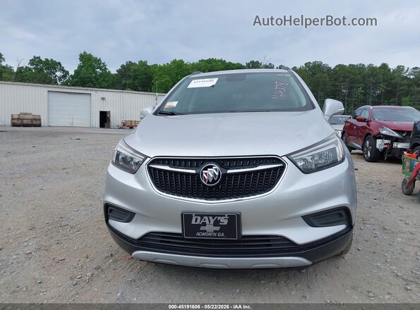 KL4CJESB0HB164378 2017 BUICK ENCORE Серебряный Вид щитка приборов
