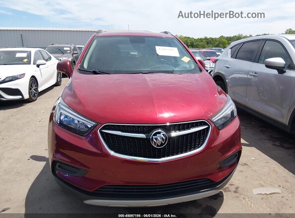 KL4CJESM4NB514561 2022 BUICK ENCORE Red Widok zestawu wskaźników