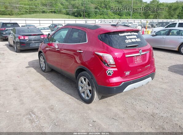 KL4CJHSB1JB642203 2018 BUICK ENCORE Red Հետևի ձախ