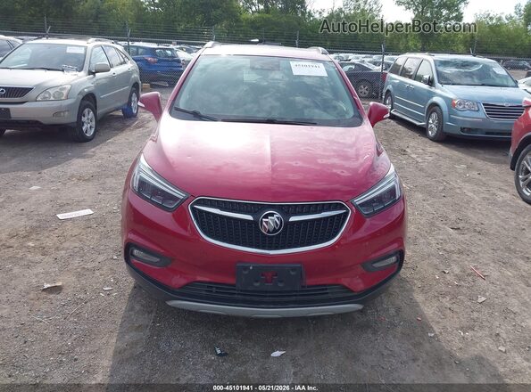 KL4CJHSB1JB642203 2018 BUICK ENCORE Red Սարքավորումների վահանակի տեսք